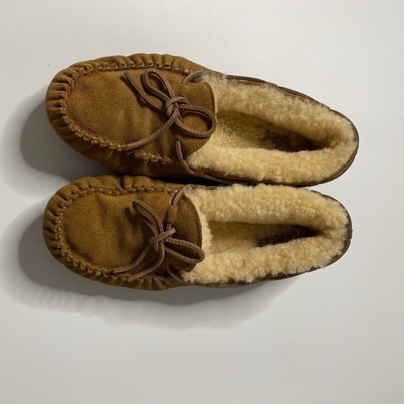 UGG - DAKOTA CHESSNUT SLIPPERS - Picture 3 of 3